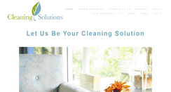 Desktop Screenshot of cleaningsolutionsauburn.com
