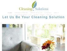 Tablet Screenshot of cleaningsolutionsauburn.com